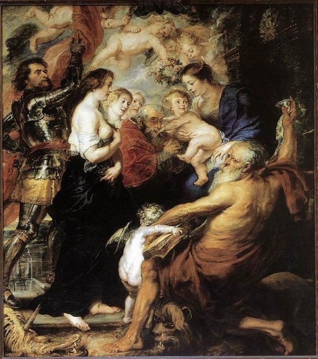 Our Lady With The Saints — Рубенс