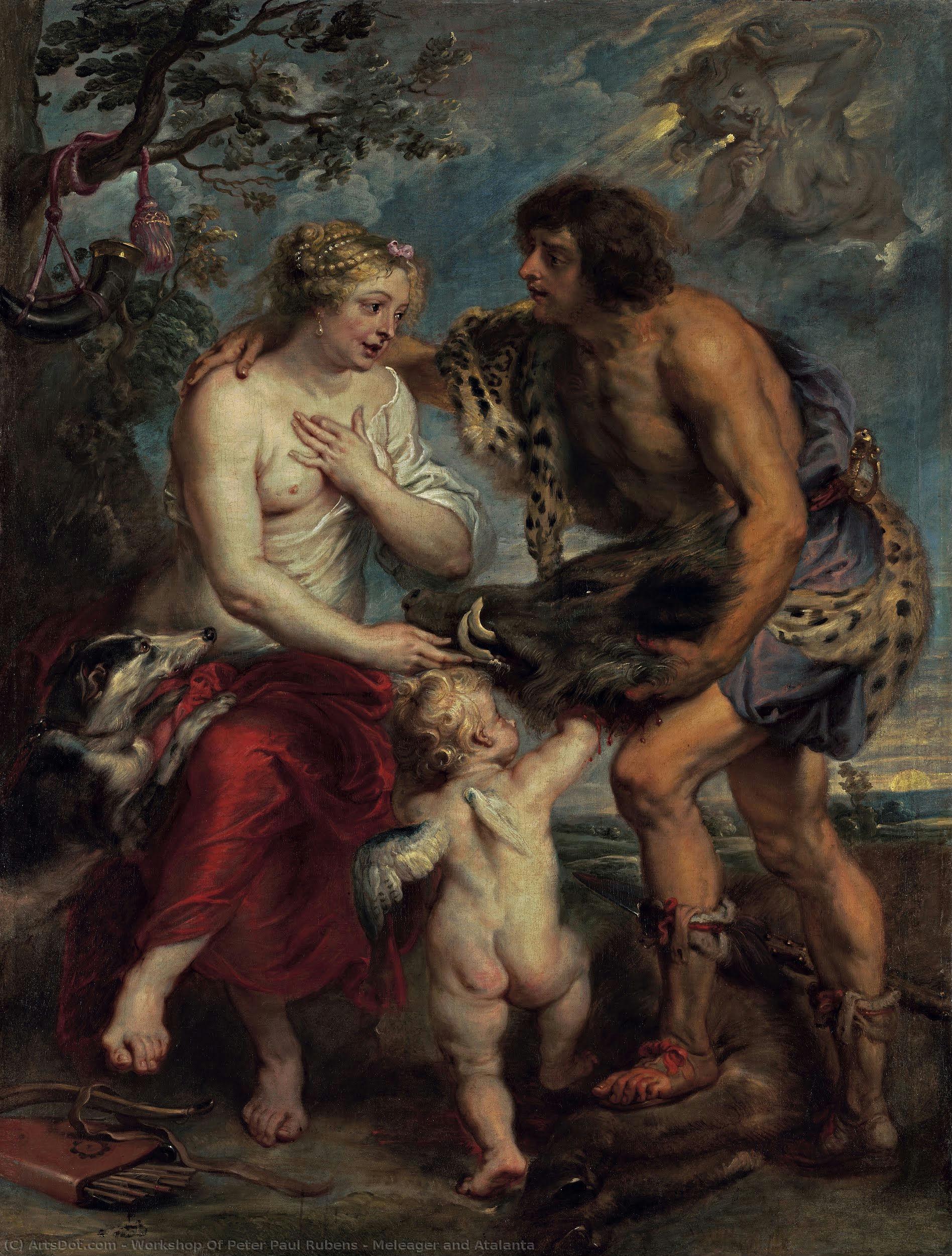 Meleager And Atalanta — Workshop Of Peter Paul Rubens