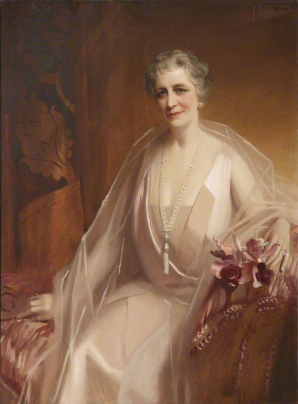 Mary Stillman Harkness (benefactress Of The Hall) — Frank Owen Salisbury