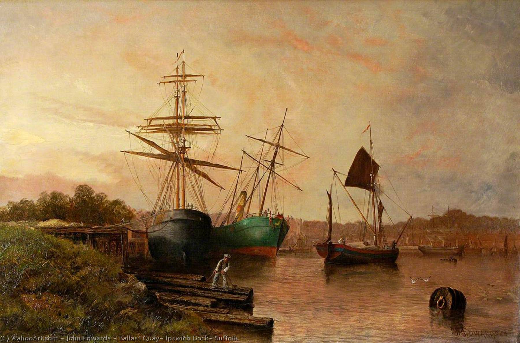 Ballast Quay, Ipswich Dock, Suffolk — John Edwards