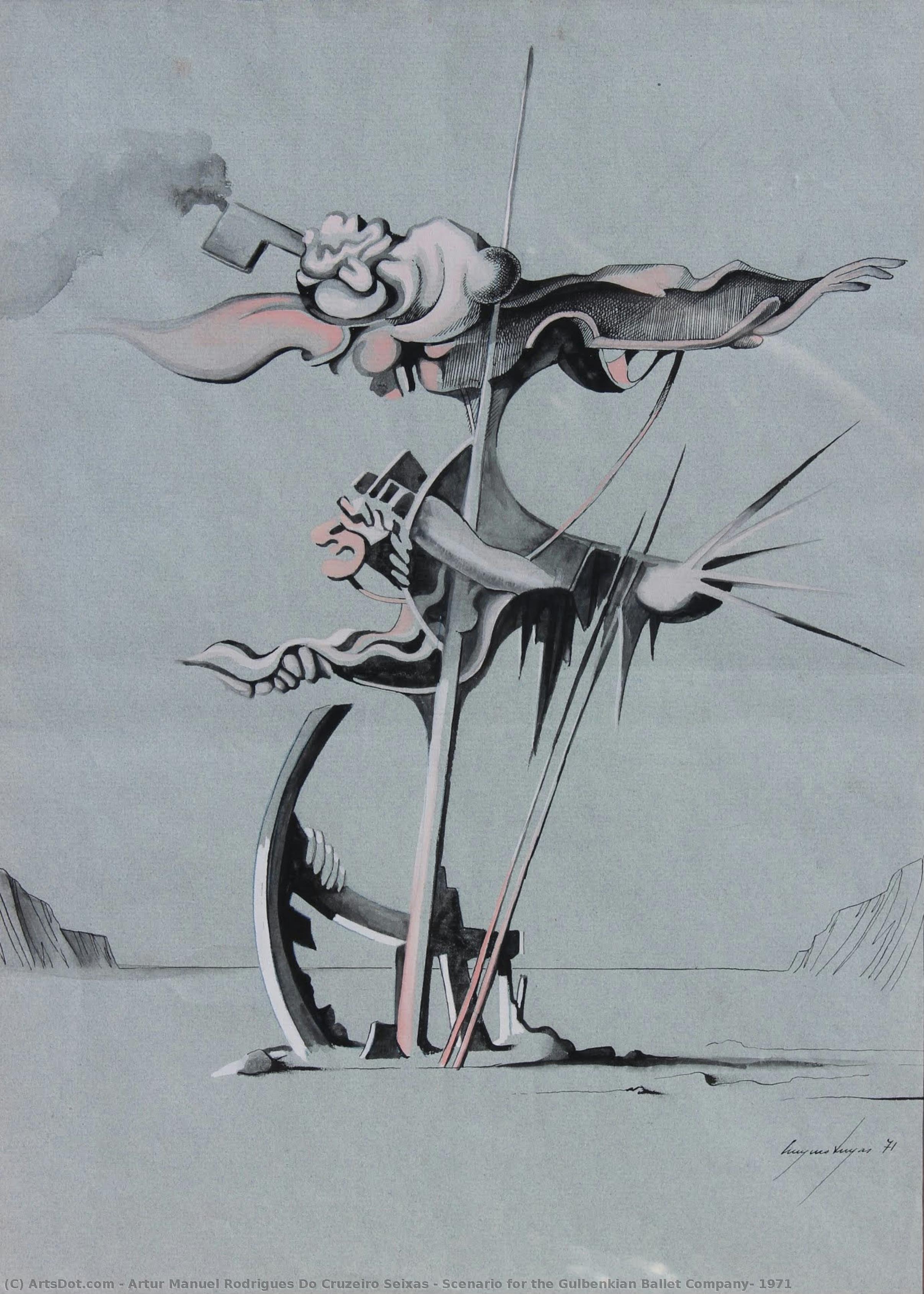 Escenario Para La Compañía De Ballet Gulbenkian, 1971 — Cruzeiro Seixas