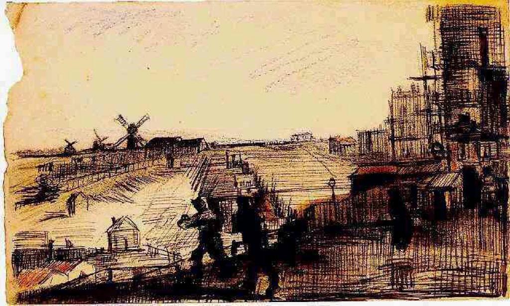 View Of Montmartre — Vincent Willem Van Gogh