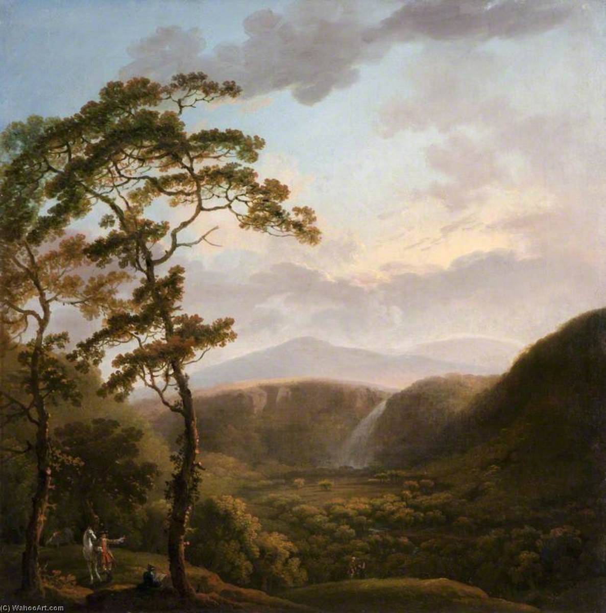 The Waterfall At Powerscourt — ジョージ・バレット（長老）