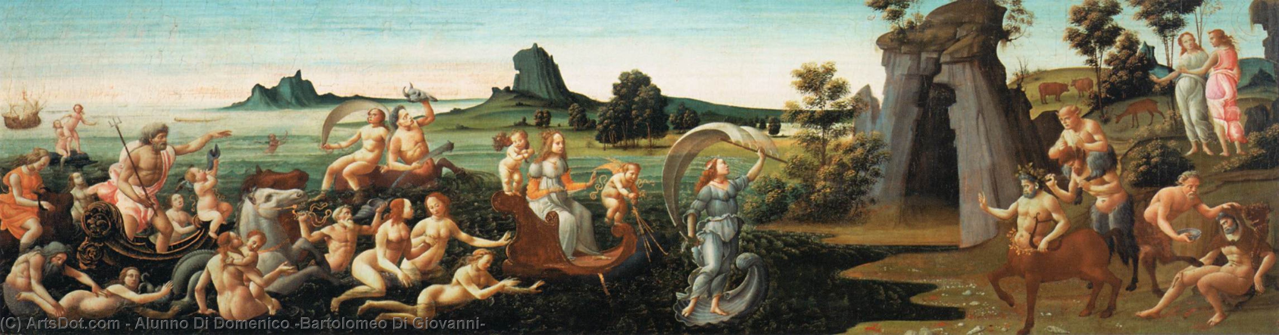 Procession Of Thetis — Alunno Di Domenico (bartolomeo Di Giovanni)