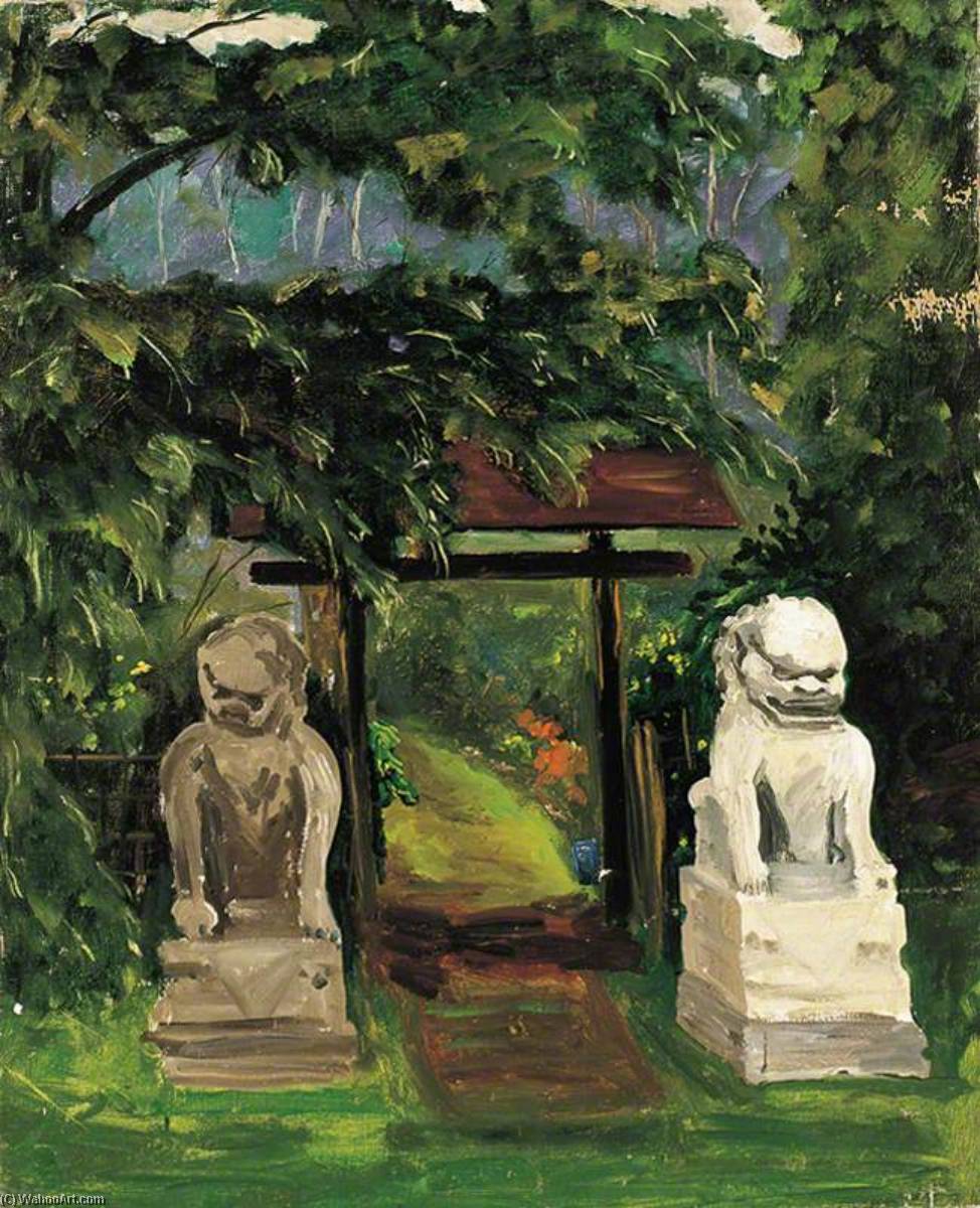 Italian Garden Scene (formerly Called 'eastern Garden Scene') — Winston Spencer Churchill