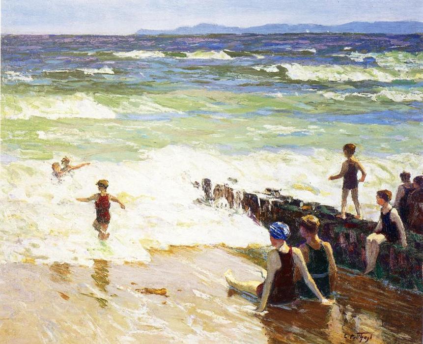 Bathers By The Shore (aka Bathers By The Sea) — Edward Henry Potthast