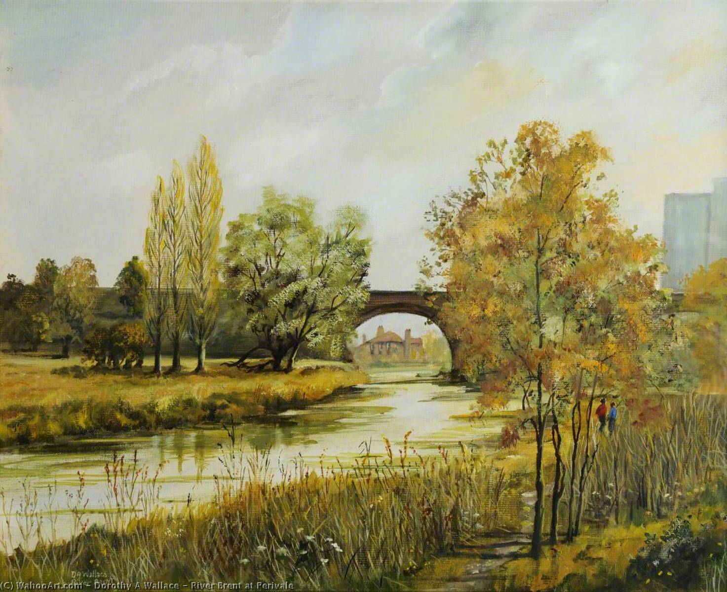 River Brent At Perivale — Dorothy A Wallace