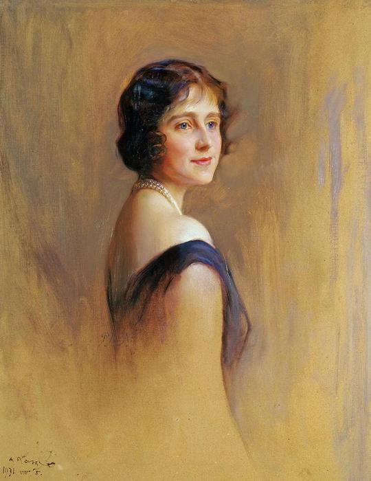 Queen Elizabeth, When Duchess Of York — Philip Alexius De László