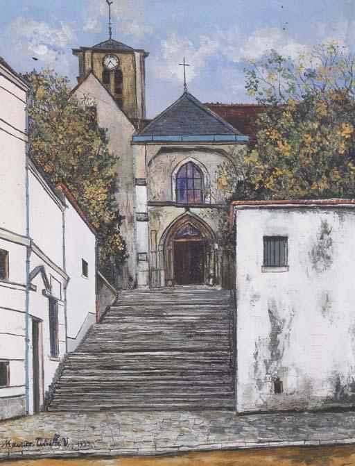 The Church Of Ivry-sur-seine — Maurice Utrillo
