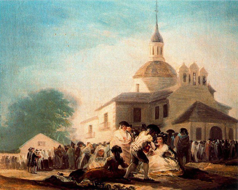 The Hemitage Of St. Isodor On The Day Of A Fiesta — Francisco José De Goya Y Lucientes
