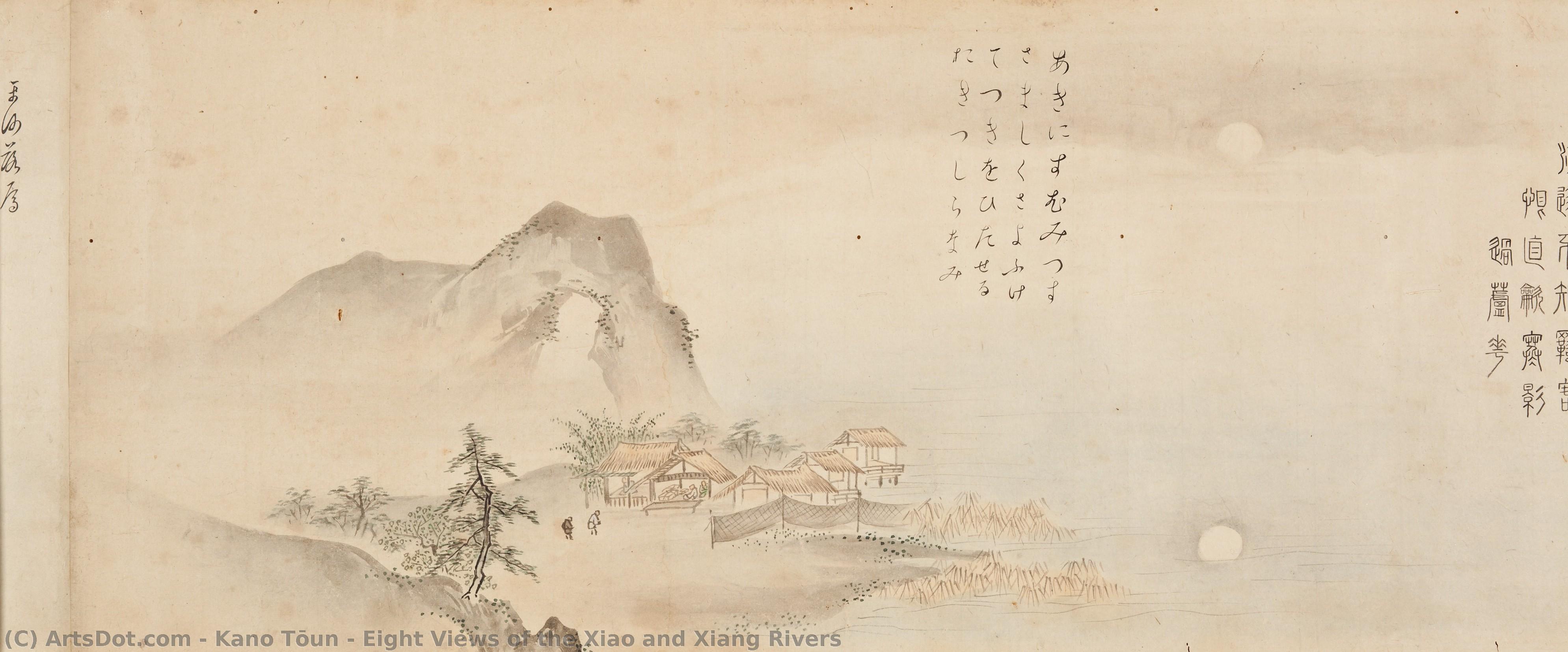 Eight Views Of The Xiao And Xiang Rivers — Kano Tōun