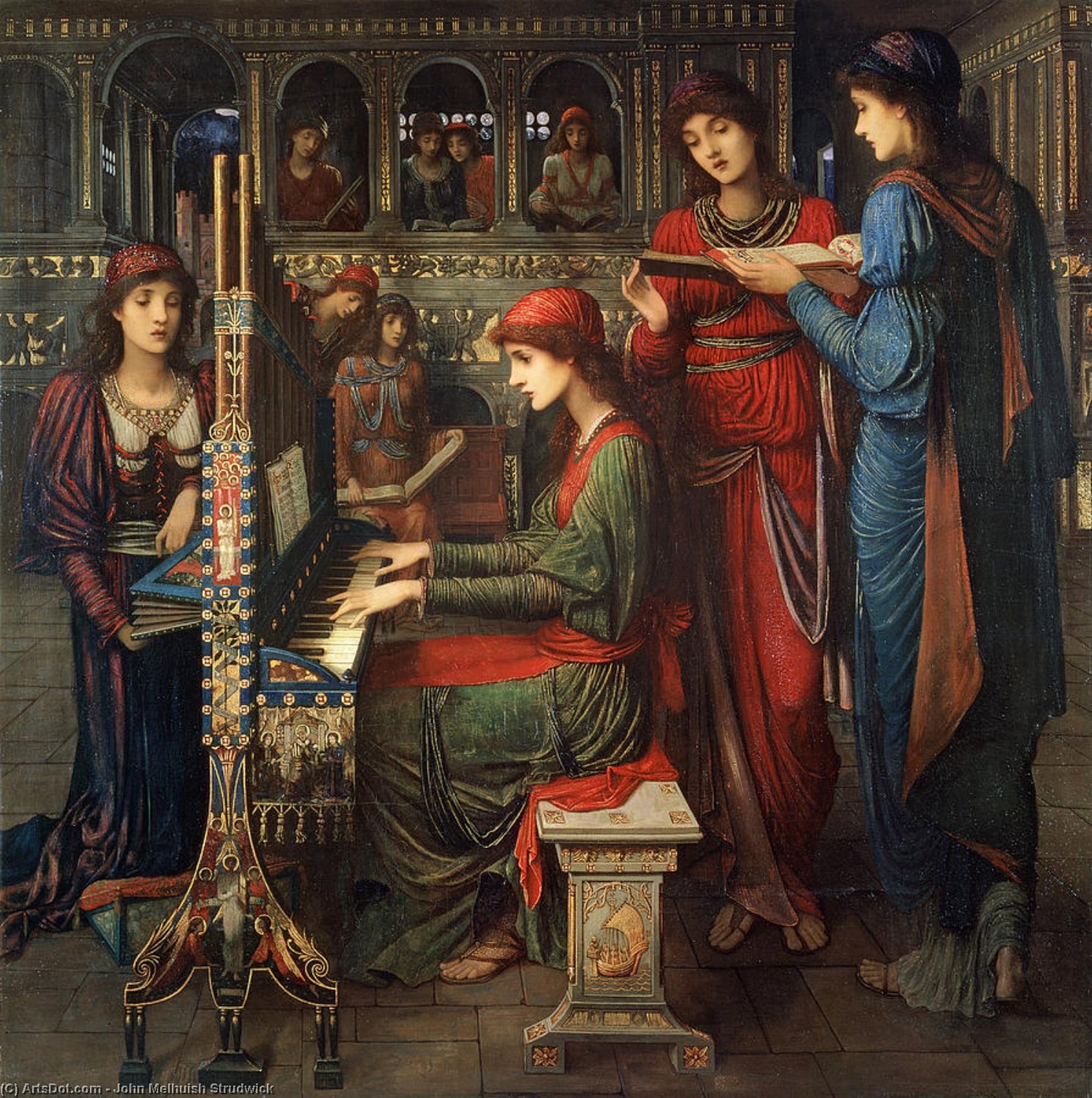 St. Cecilia — John Melhuish Strudwick