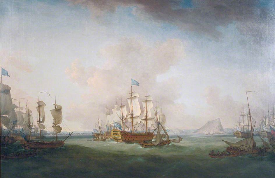 The Relief Of Gibraltar, 11 October 1782 — Richard Paton