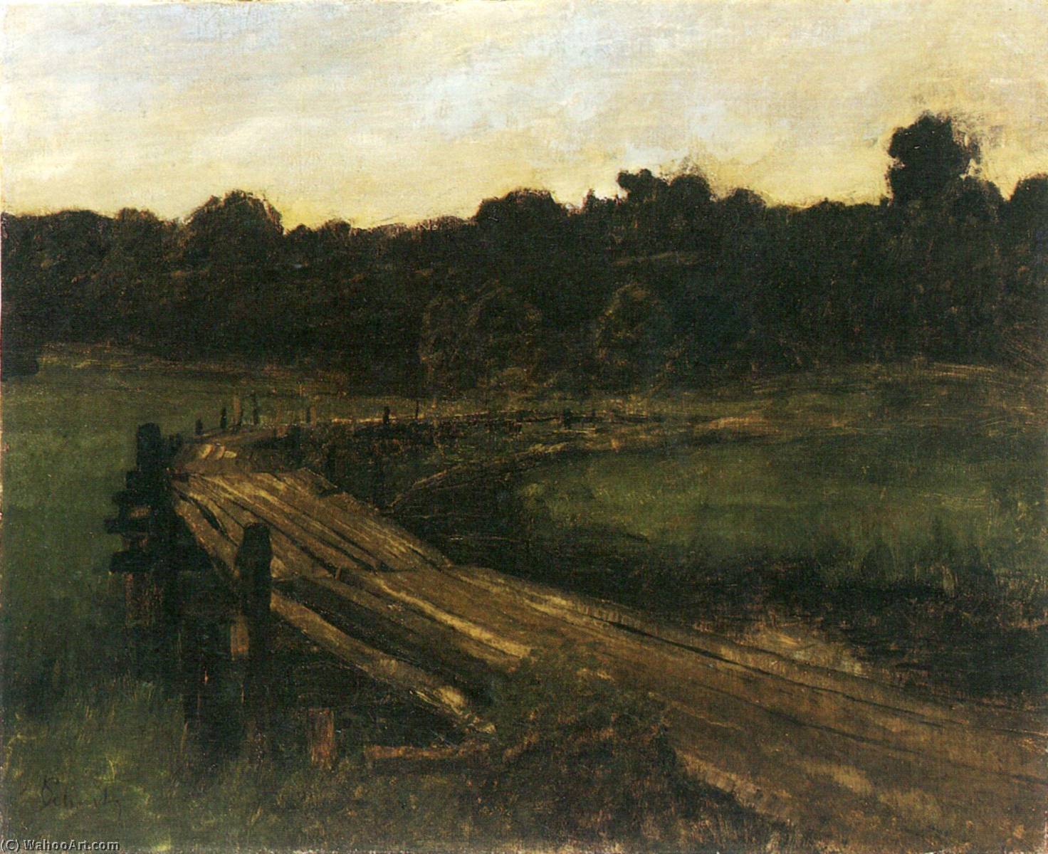 German Steg In Ferch — Carl Eduard Schuch