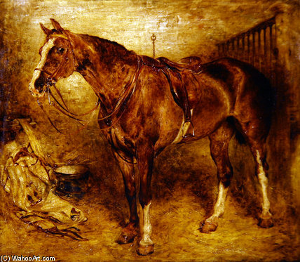A Horse In The Stable, — William Huggins