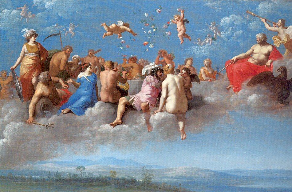 The Feast Of The Gods — Cornelis Van Poelenburch