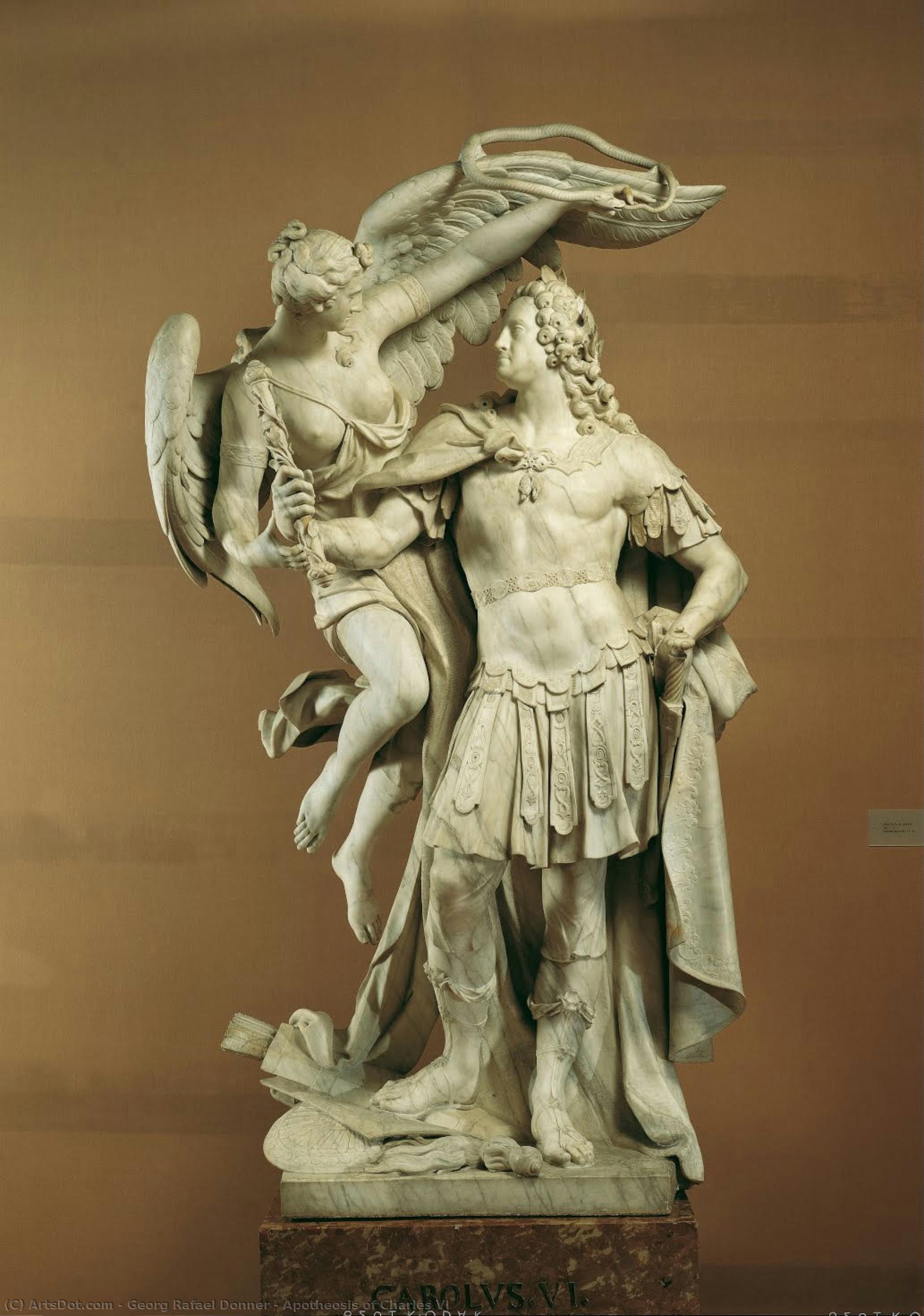 Apotheosis Of Charles Vi — Georg Rafael Donner