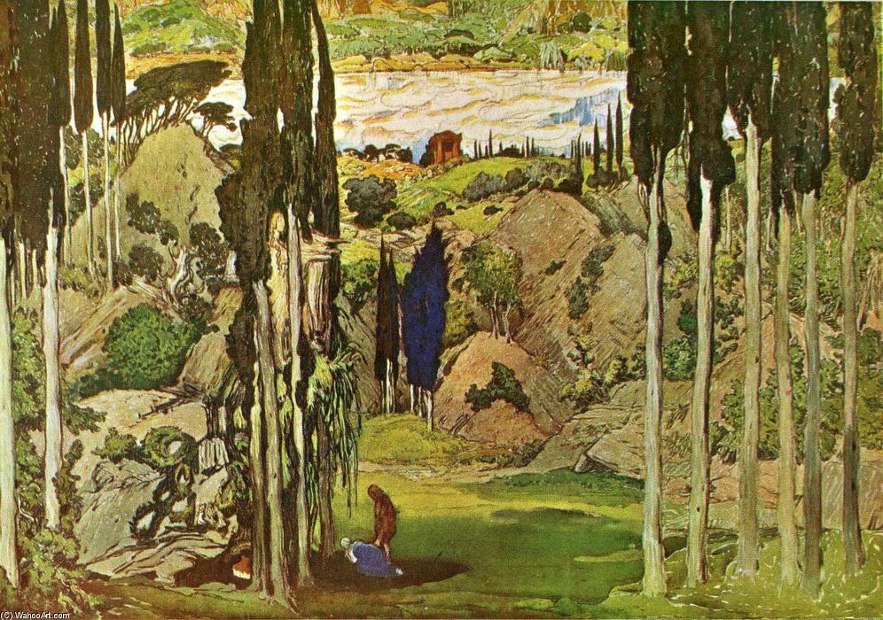 Daphnis And Chloe Set Design — Леон Бакст
