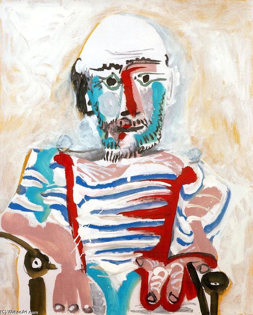 Seated Man 1 — Pablo Picasso