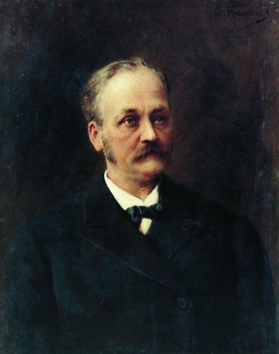 Male Portrait — Konstantin Yegorovich Makovsky