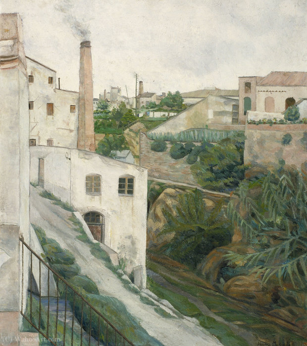 Valls), (75 X 64 Cm) (1922) — Jaume Mercade Queralt