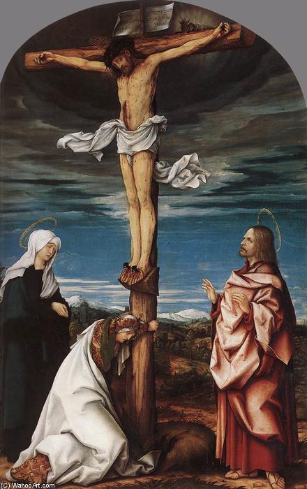Križanje Sa Marijom, Marijom Magdalenom I Svetim Ivanjem Evanđelistom — Hans Burgkmair