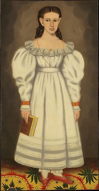 Girl Of The Bangs Phelps Family — Erastus Salisbury Field