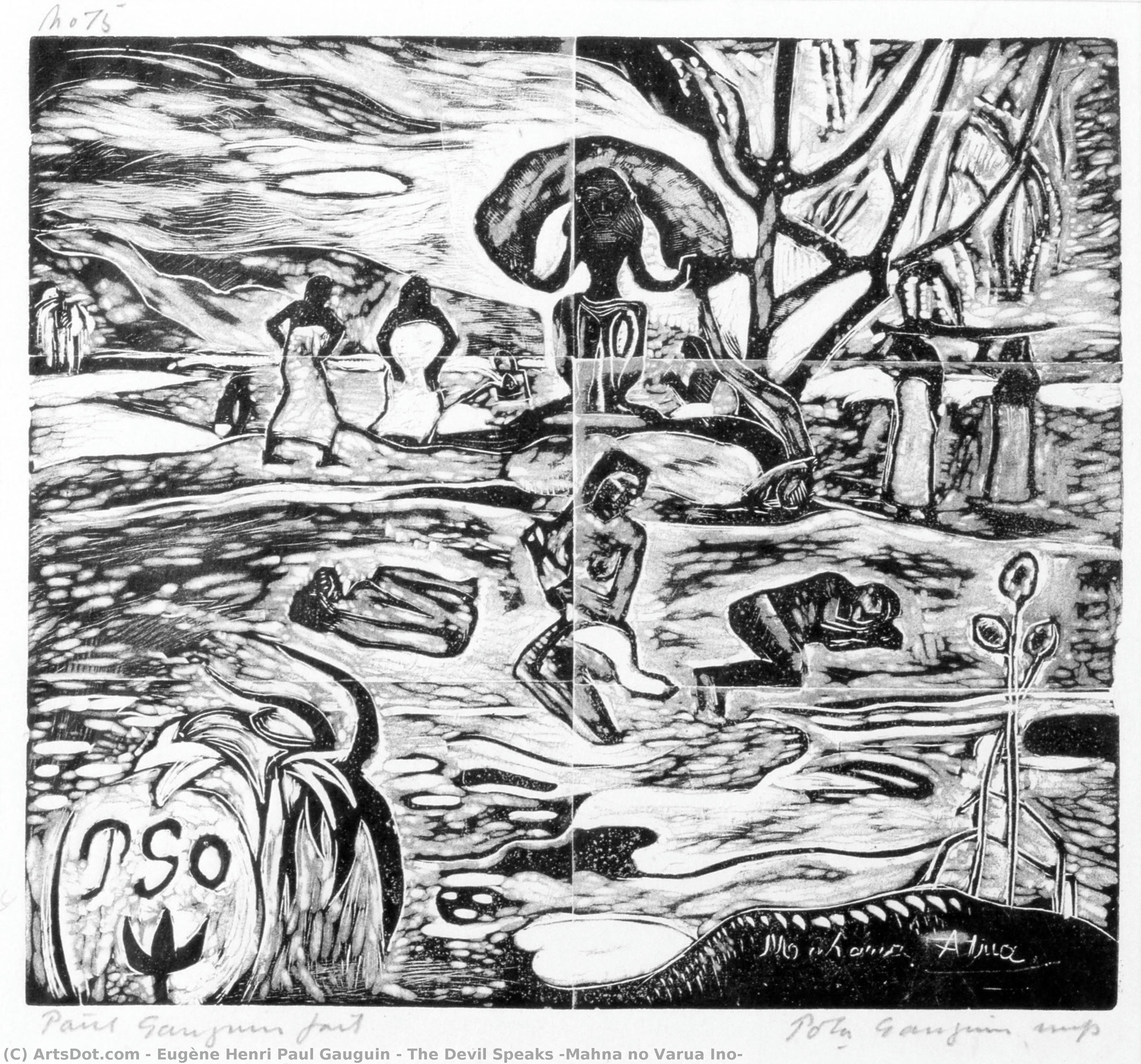 The Devil Speaks (mahna No Varua Ino) — Евгејн Жорж Паул Гаугин