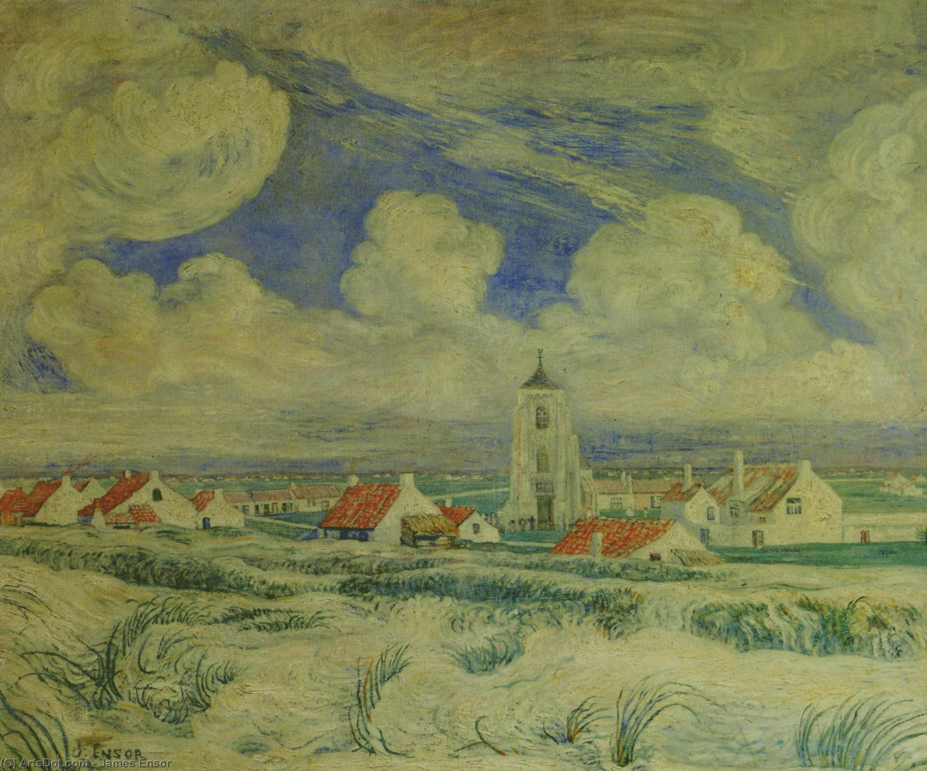 Grande Vue De Mariakerke — Јемас Енсор