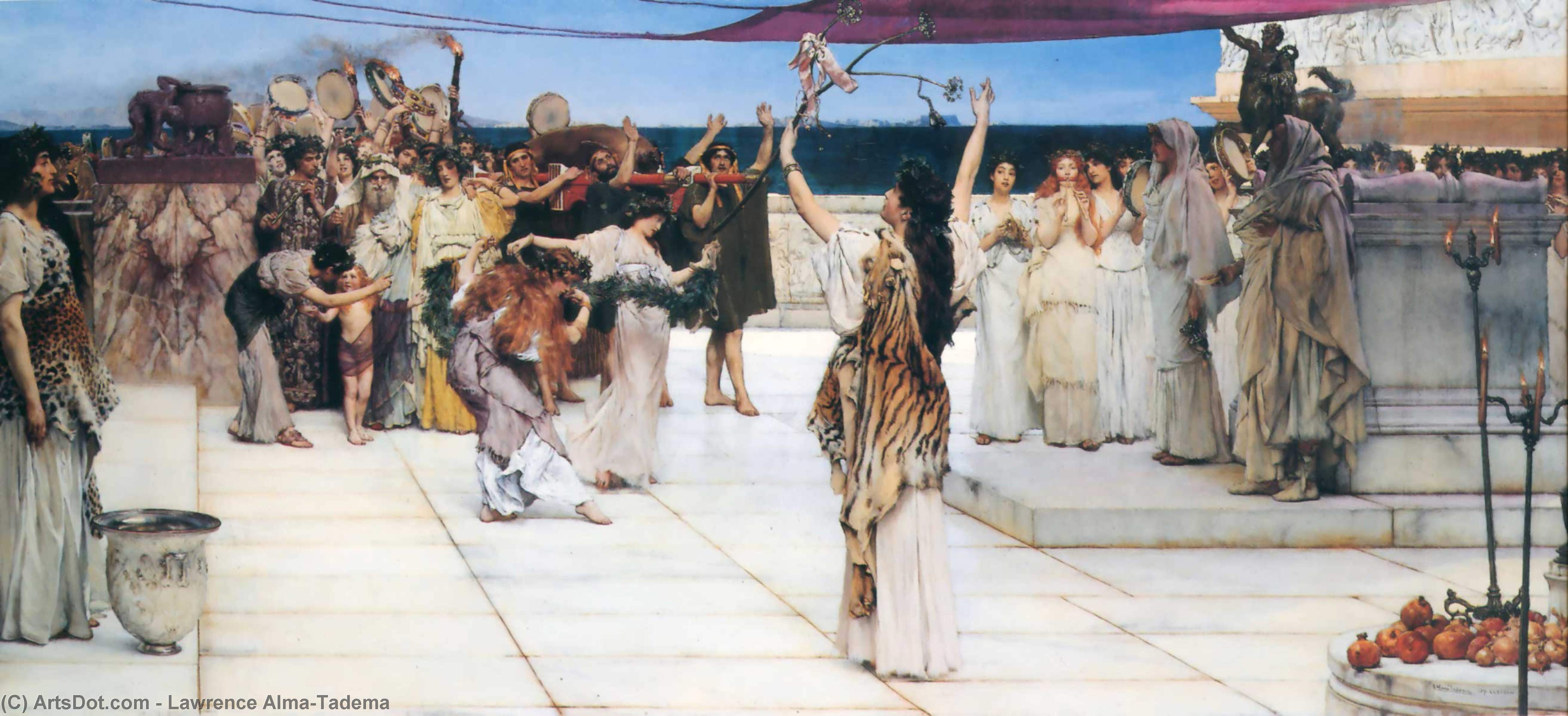 A Dedication To Bacchus — Lourens Alma Tadema