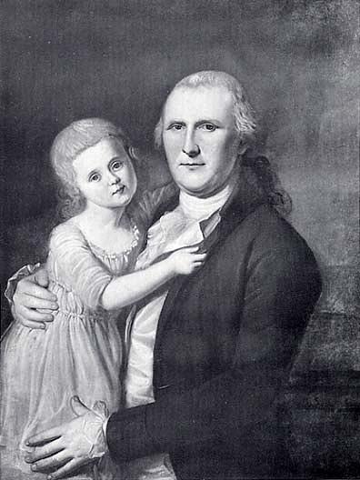 James Crawford, And Daughter, (painting) — Charles Willson Peale
