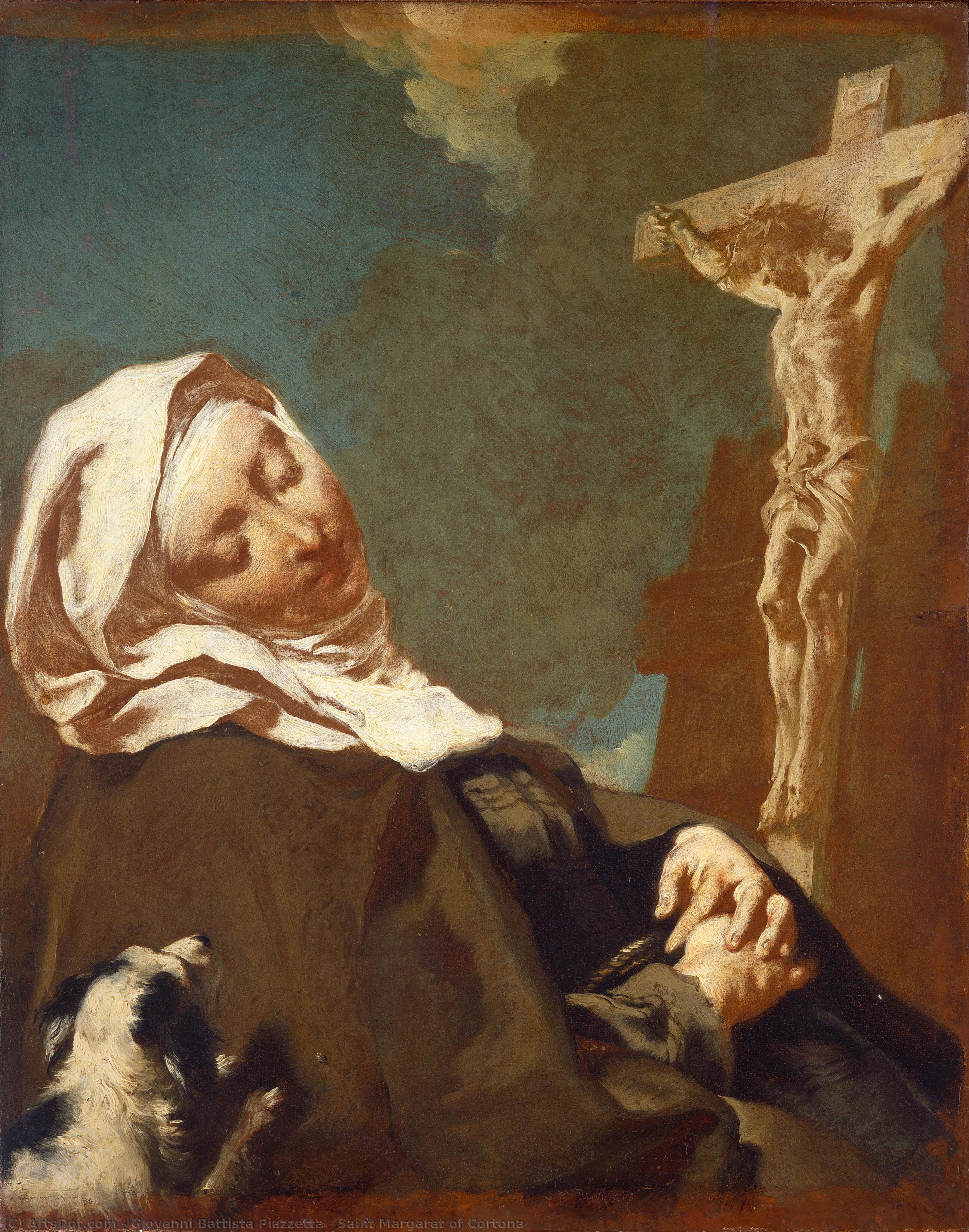 Saint Margaret Of Cortona — Giovanni Battista Piazzetta