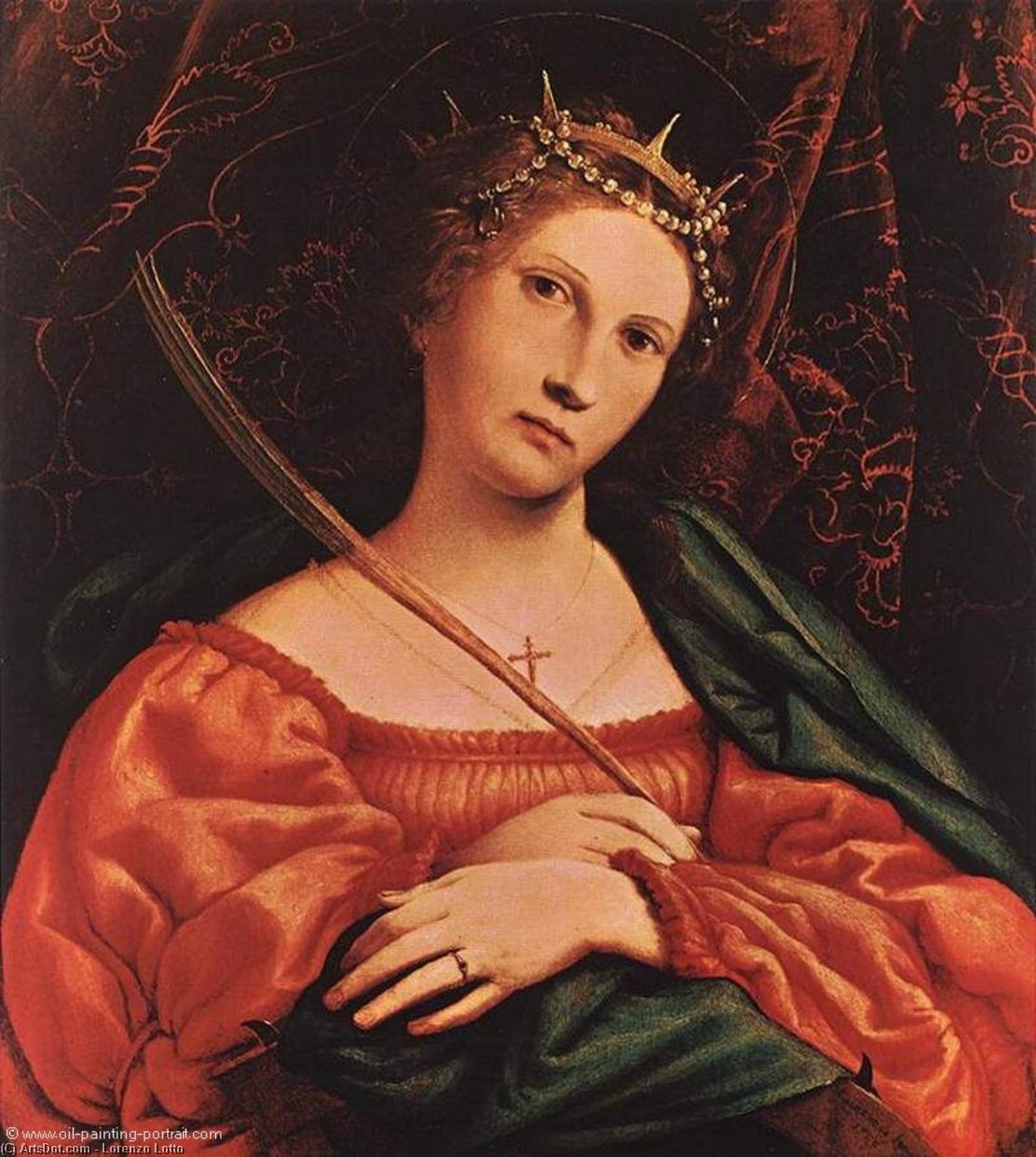 St Catherine Of Alexandria — Lorenzo Lotto
