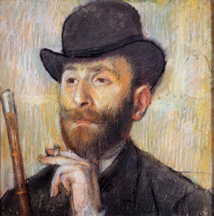 Porträt Von Zacherie Zacharian — Hilaire-germain-edgar Degas