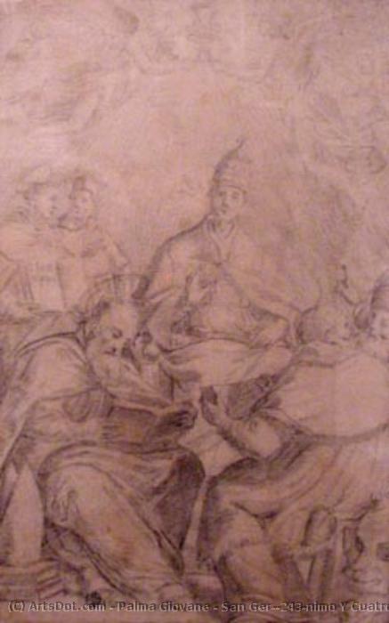 San Gerónimo Y Cuatro Santos — Jacopo Palma Il Giovane