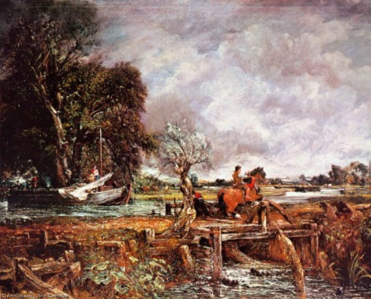 The Leaping Horse — Джон Констабл