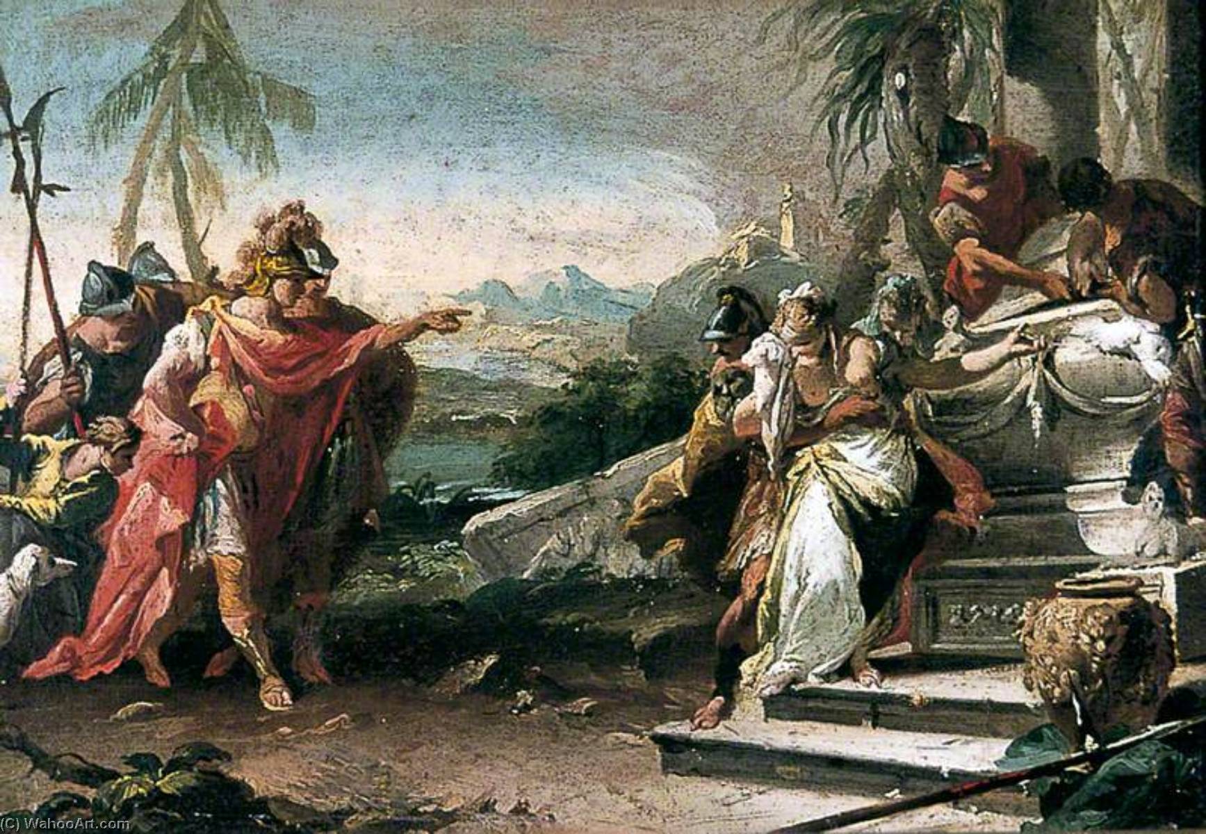 The Sacrifice Of Polyxena — Giovanni Battista Pittoni The Younger