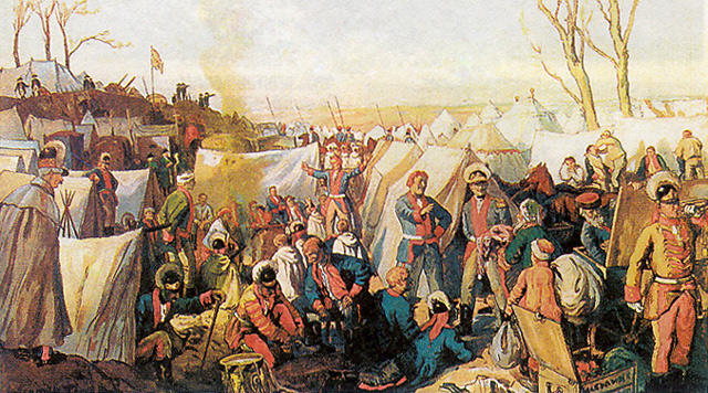 Soldiers Of Catherine Ii — Alexandre Benois