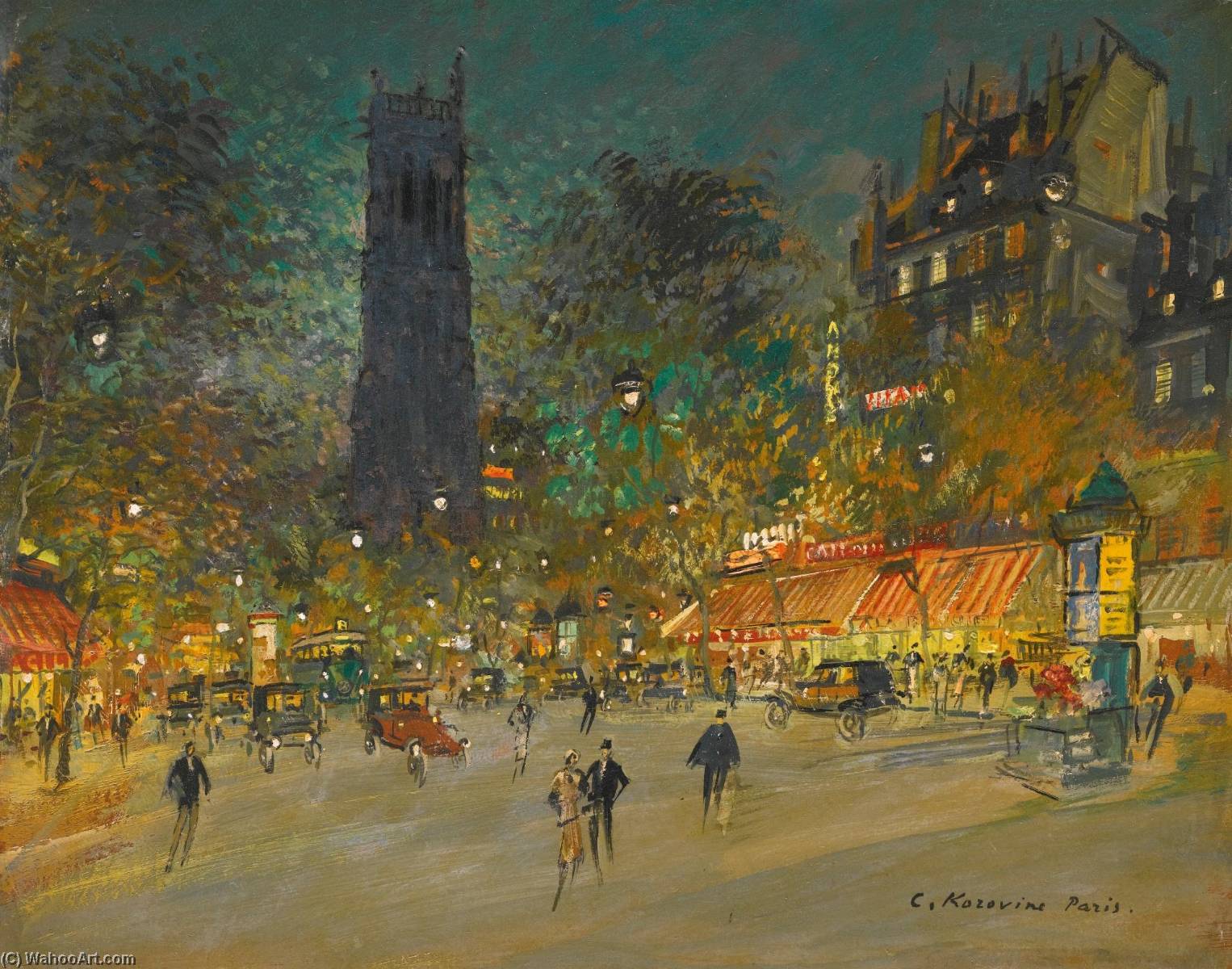 La Tour Saint Jacques — Konstantin Alexeievitch Korovin