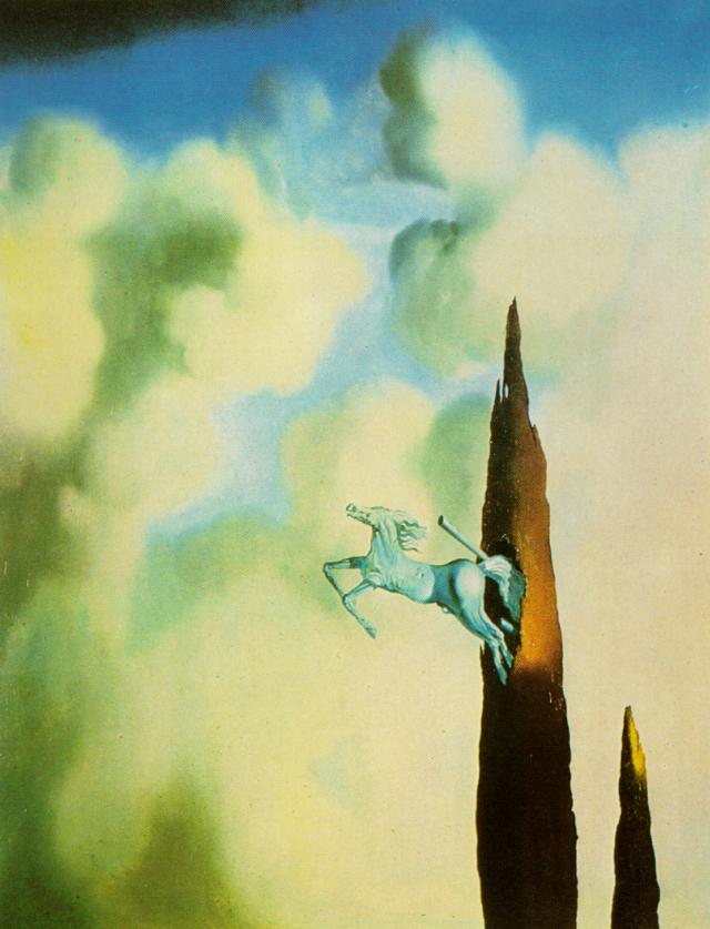 Ossificación Matutina Del Ciprés — Salvador Dalí