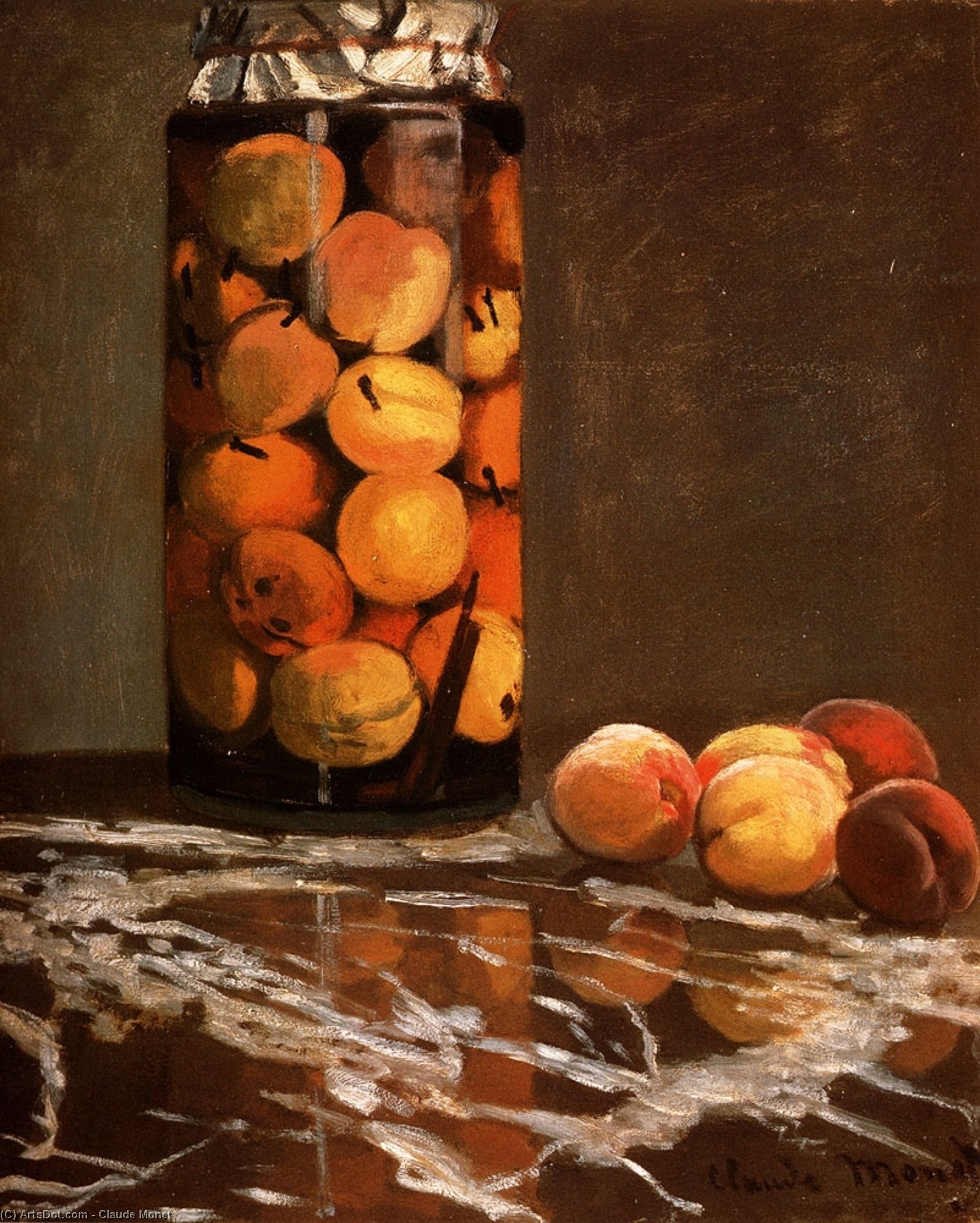 Jar Of Peaches — Клод Моне