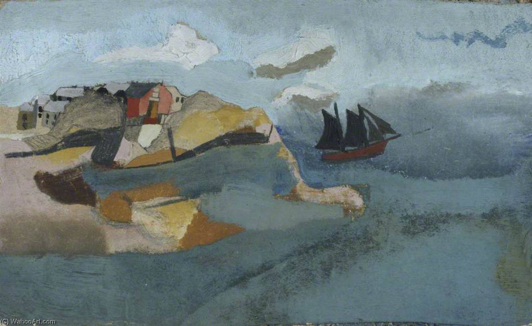 C.1930 (cornish Port) — Ben Nicholson Om