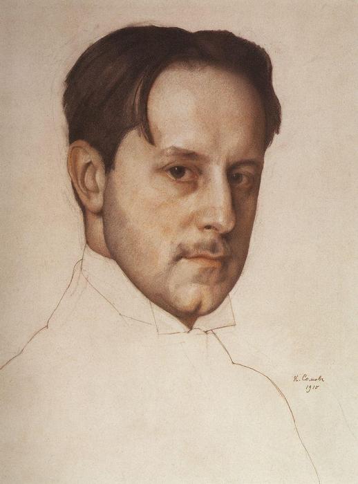 Portrait Of The Artist M. Dobuzhinsky — Konstantin Andreevic Somov