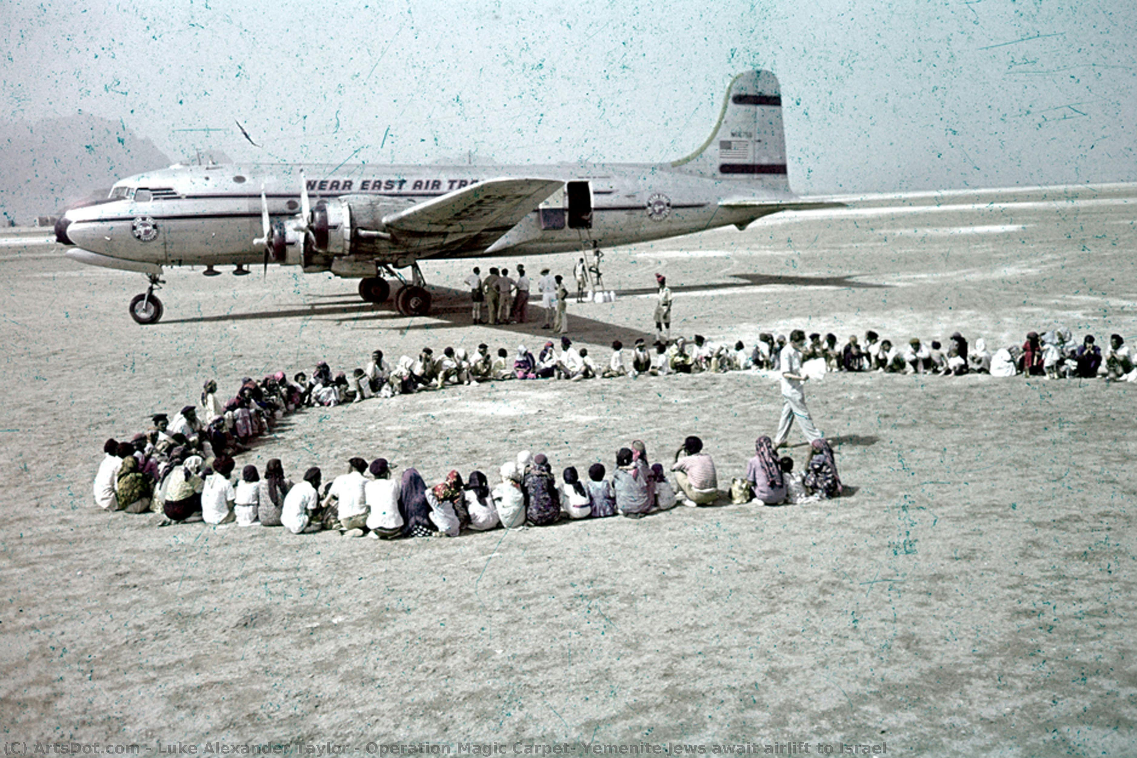 Operation Magic Carpet, Yemenite Jews Await Airlift To Israel — Luke Alexander Taylor