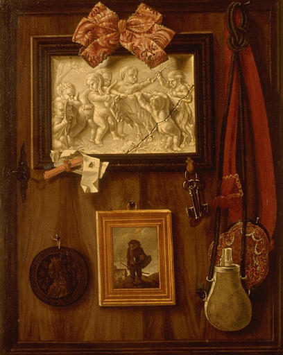 Trompe L'oeil A La Medaille D'anne De Bretagne — Valette Penot Jean