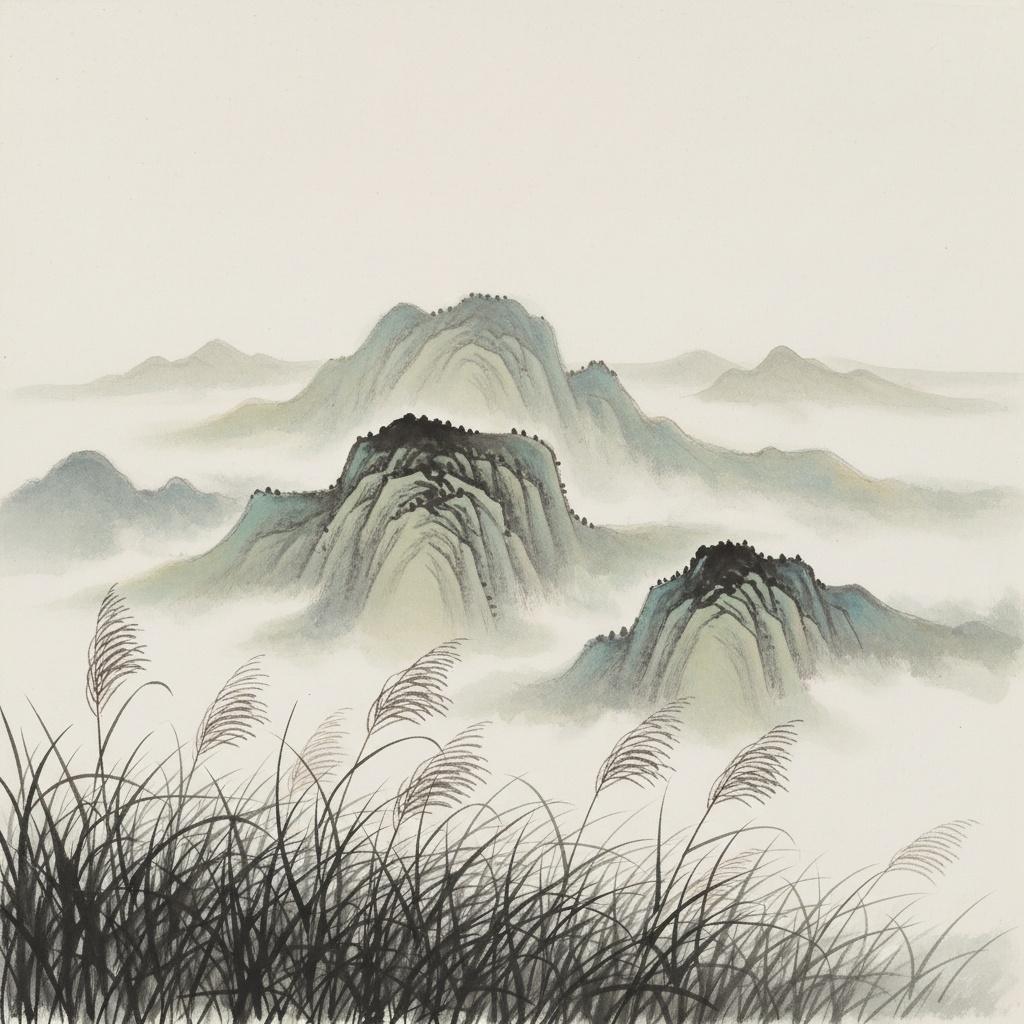 Ätherische Silhouetten Aus Schiefer Und Nebel In Einer Singulären Meditativen Landschaft — Laurent Garnier