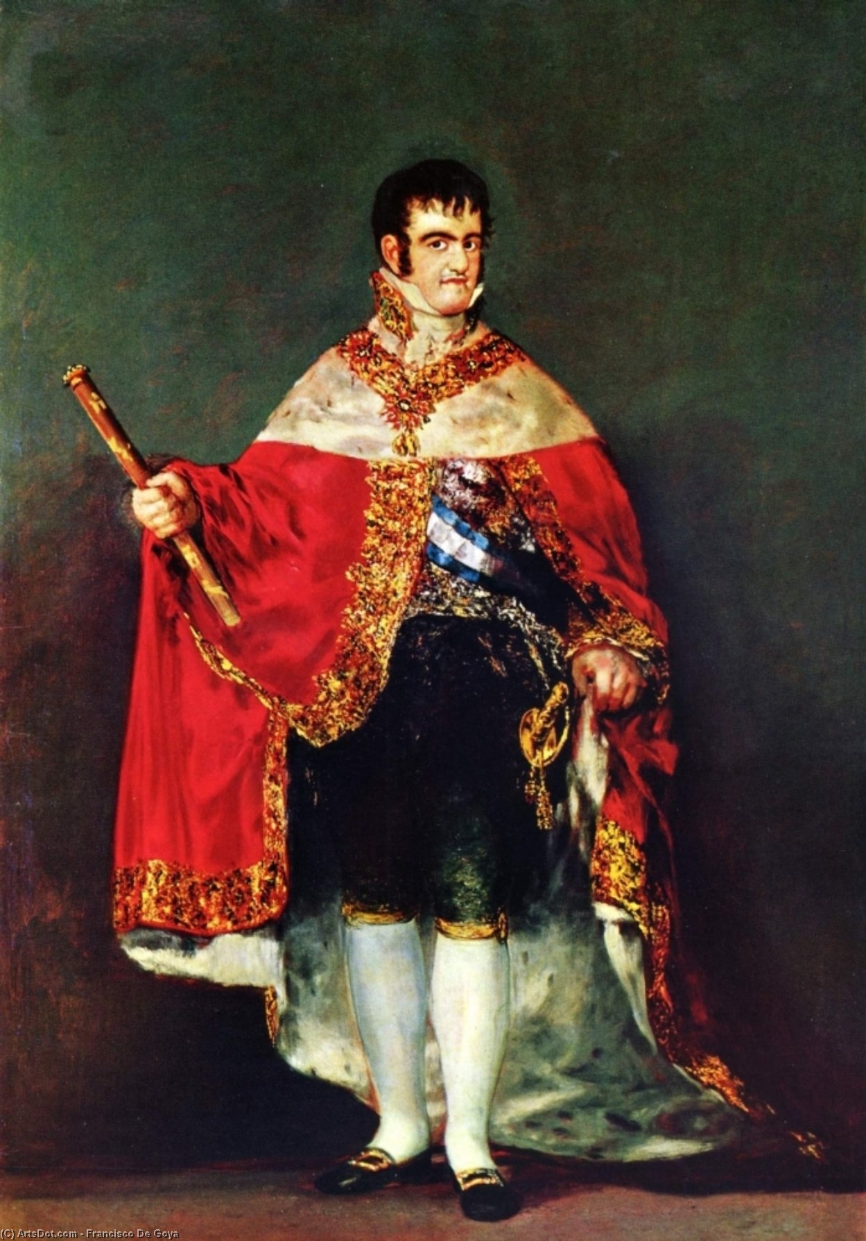 Portrait Of Ferdinand Vii — Francisco José De Goya Y Lucientes