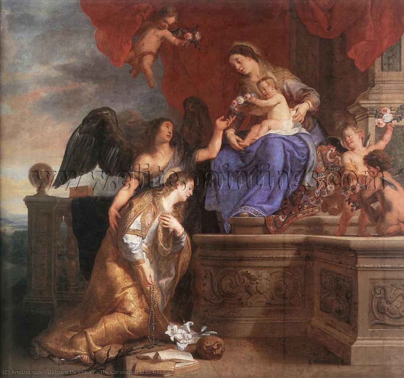 The Coronation Of St Rosalie — Gaspard De Crayer