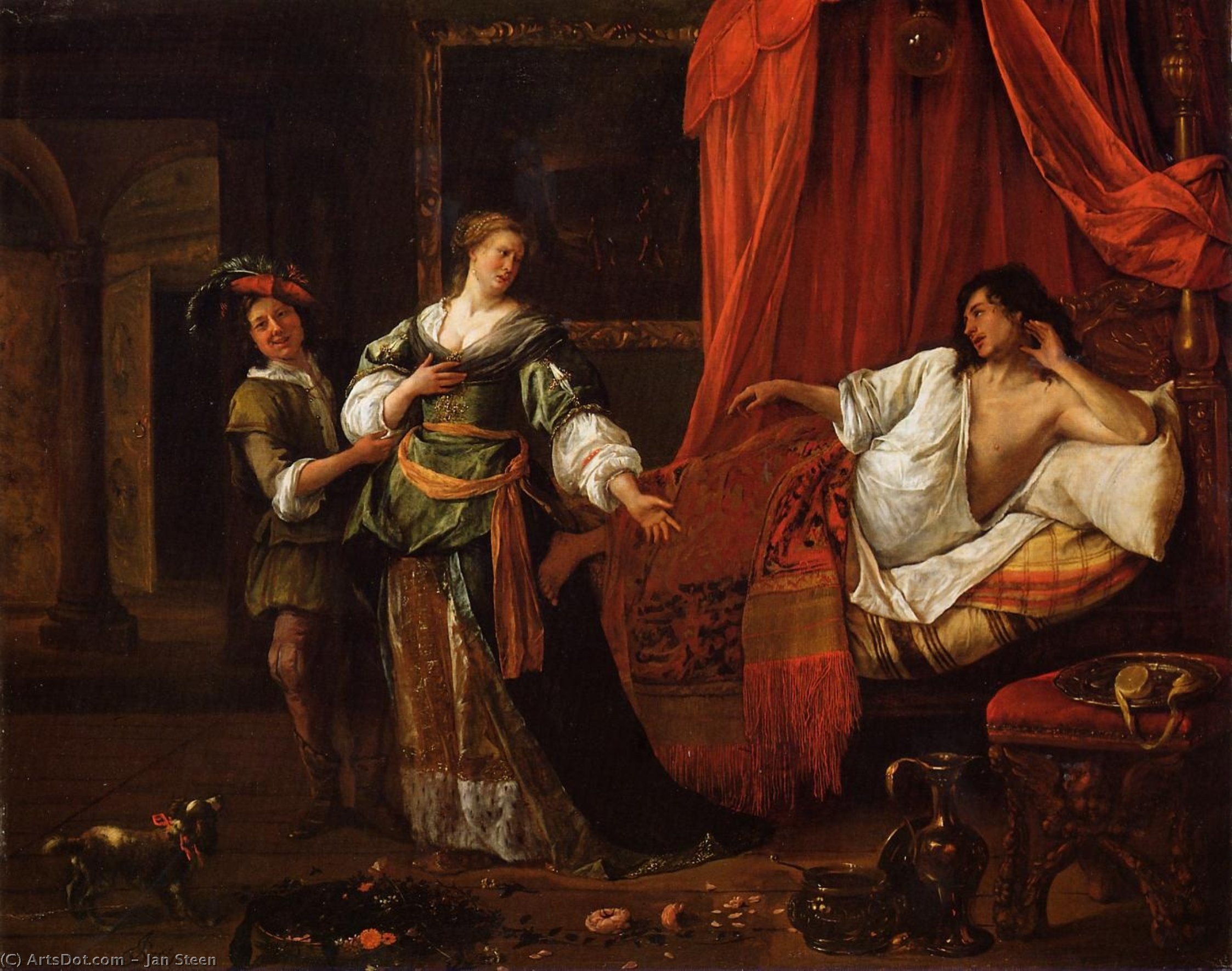 Amnon And Tamar — Jan Havickszoon Steen