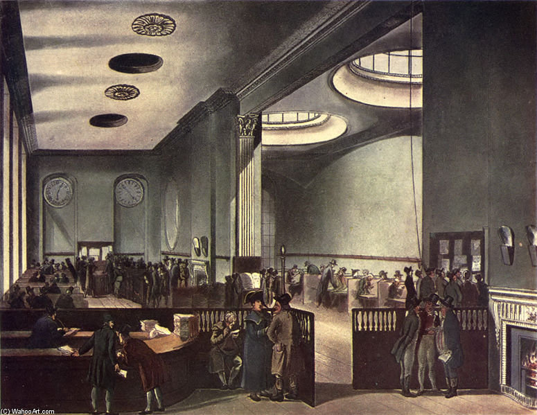 Lloyd's Subscription Room — Уильям Генри Пайн